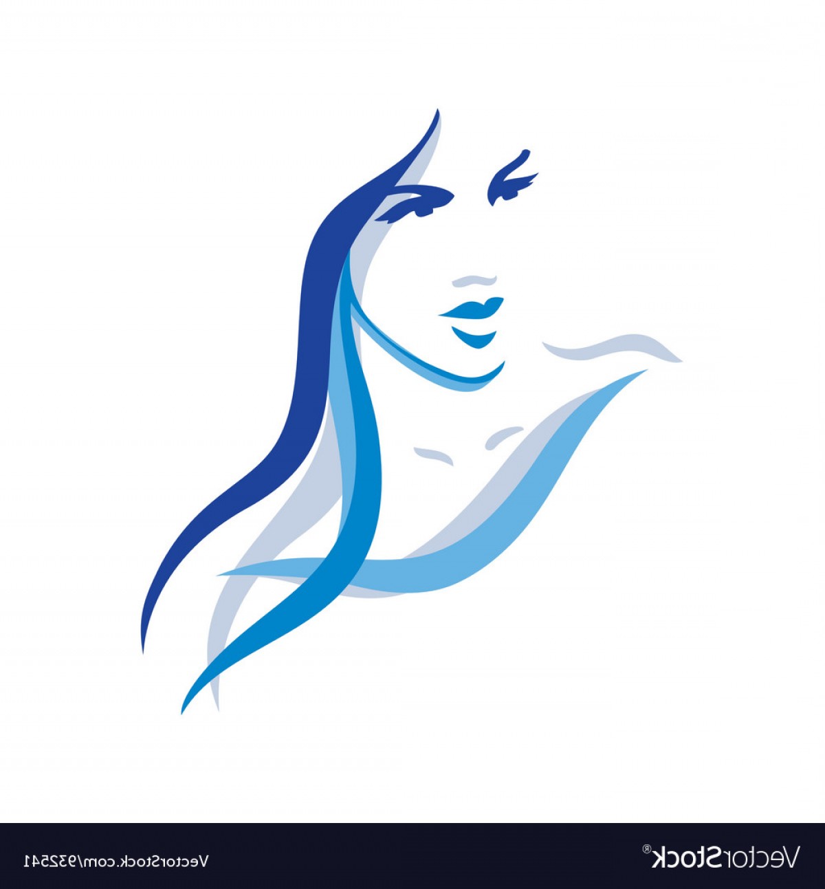 Woman With Long Hair Vector Cqrecords 1200x1293 Woman With Long Hair Vector Cqrecords