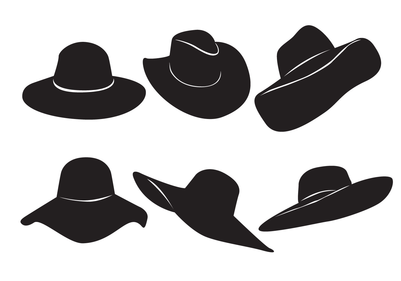 1400x980 Woman Hat Free Vector Art