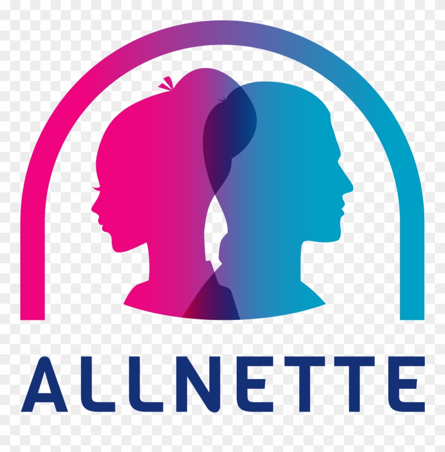 880x893 Man And Woman Head Silhouette Vector Clipart