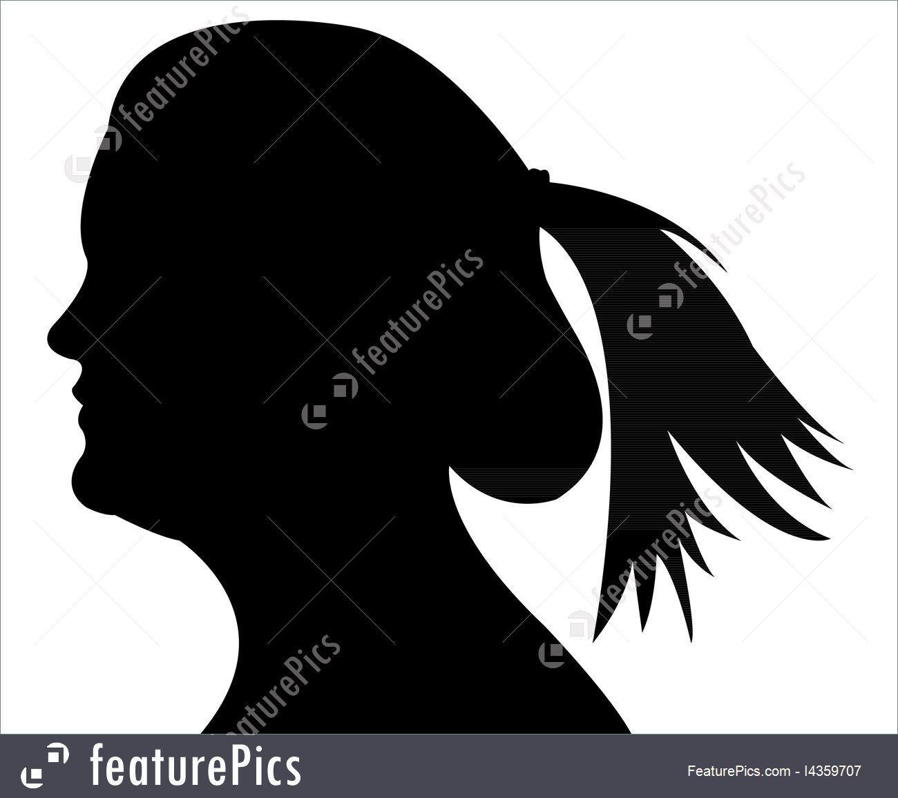 1300x1156 Silhouettes And Outlines A Lady Head Silhouette Vector