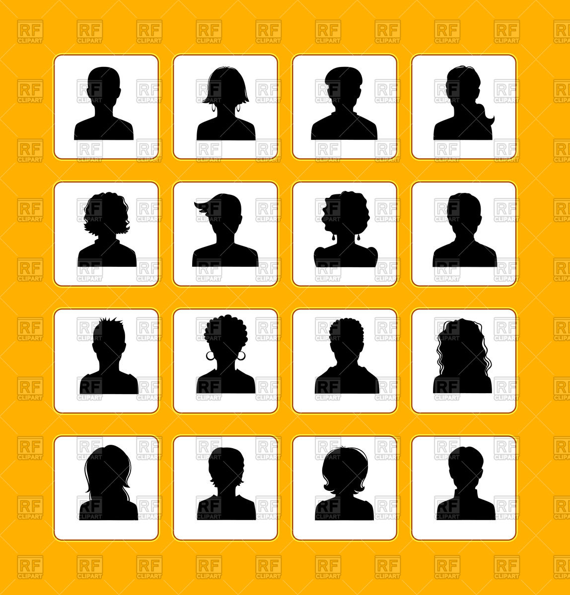 1148x1200 Avatars Of Men And Women