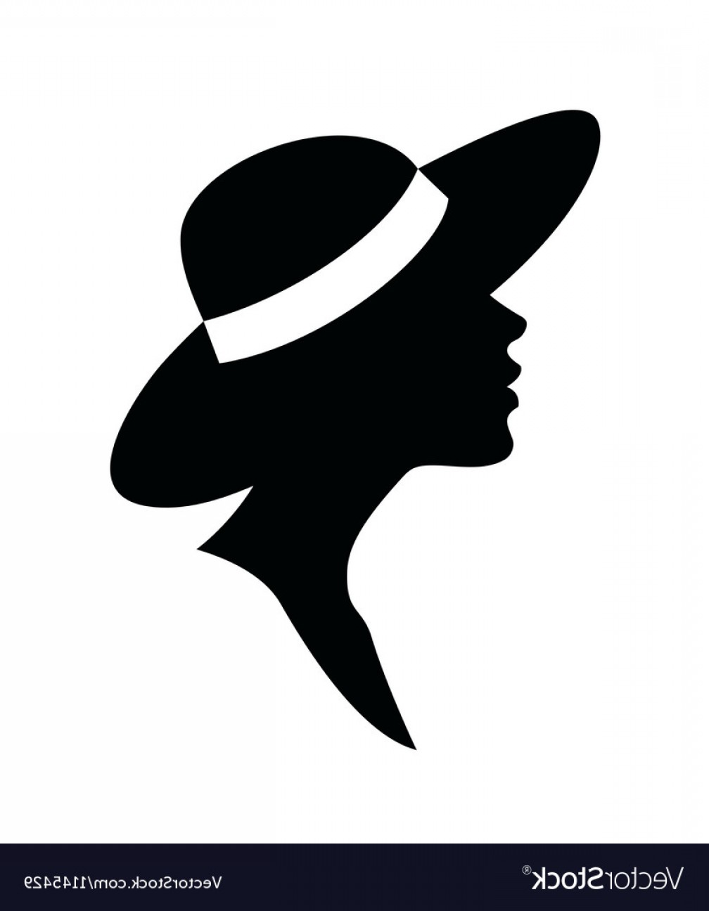 Woman Head Silhouette Vector at Vectorified.com | Collection of Woman ...