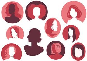 286x200 Woman Head Free Vector Art