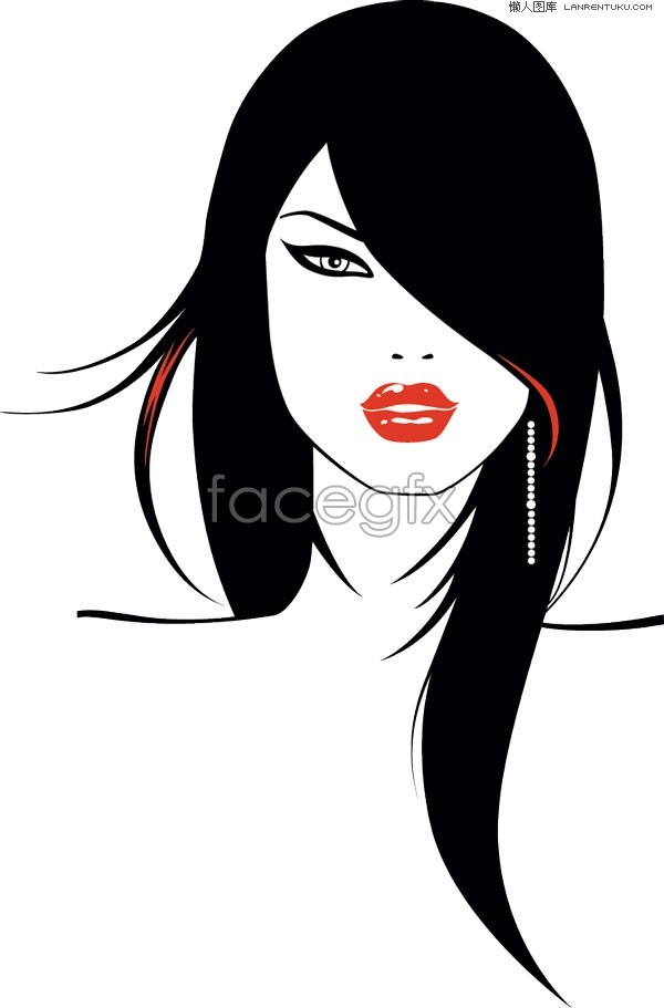 600x911 Vector Head Beautiful Two Over Millions Vectors, Stock Photos
