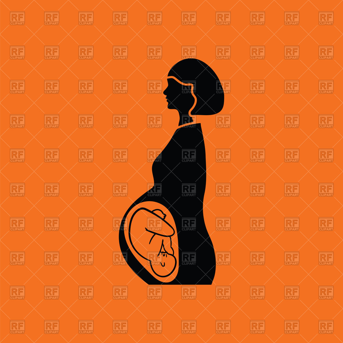 1200x1200 Pregnant Woman With Baby Icon Vector Image Of People Angelp