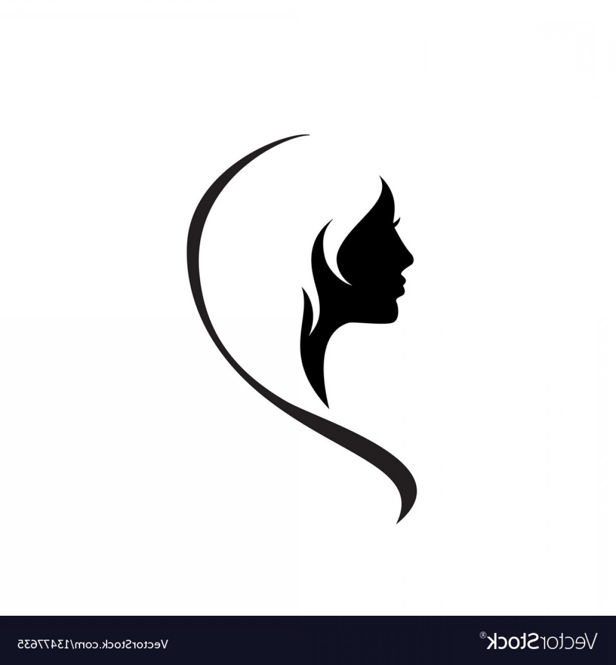 1200x1296 Beautiful Woman Face Icon Vector Newwaysys