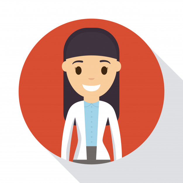 626x626 Doctor Woman Icon Vector Premium Download