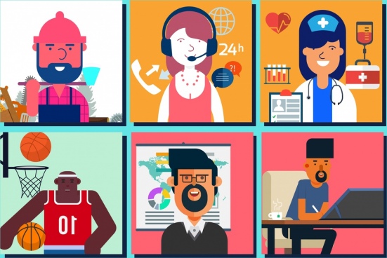 551x368 Free Man Woman Icon Vector Free Vector Download