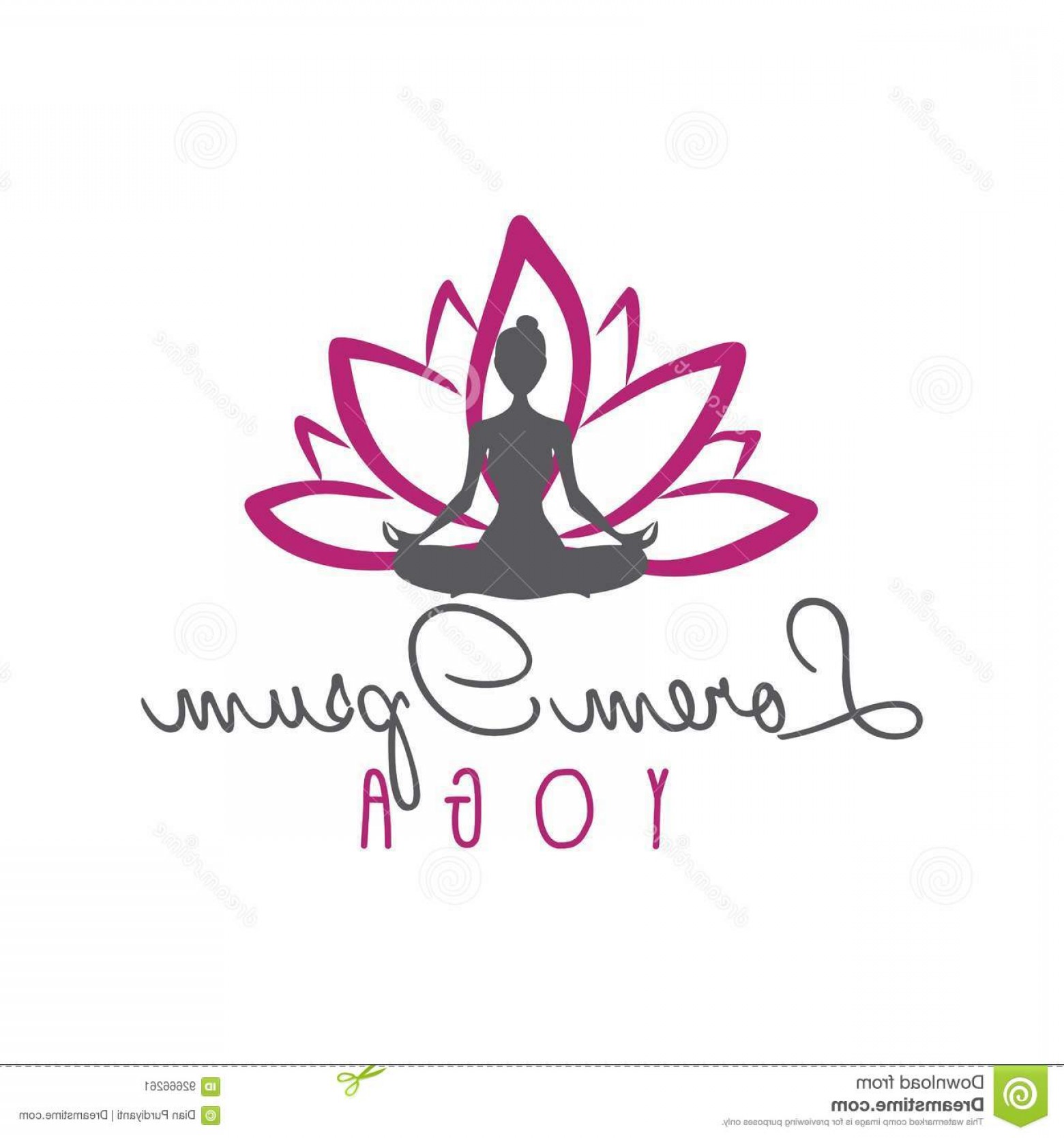 Stock Illustration Lotus Flower Woman Silhouette Yoga Logo Vector 1560x1668 Stock Illustration Lotus Flower Woman Silhouette Yoga Logo Vector