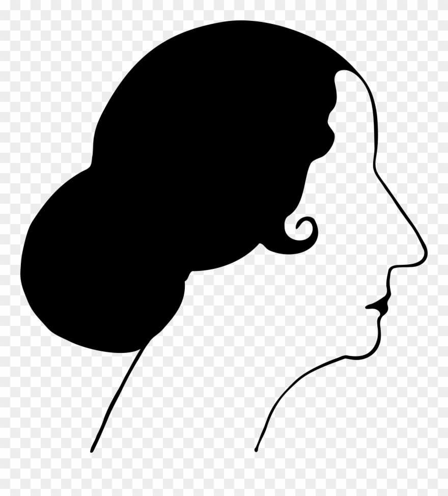 880x974 Flapper Silhouette Clip Art