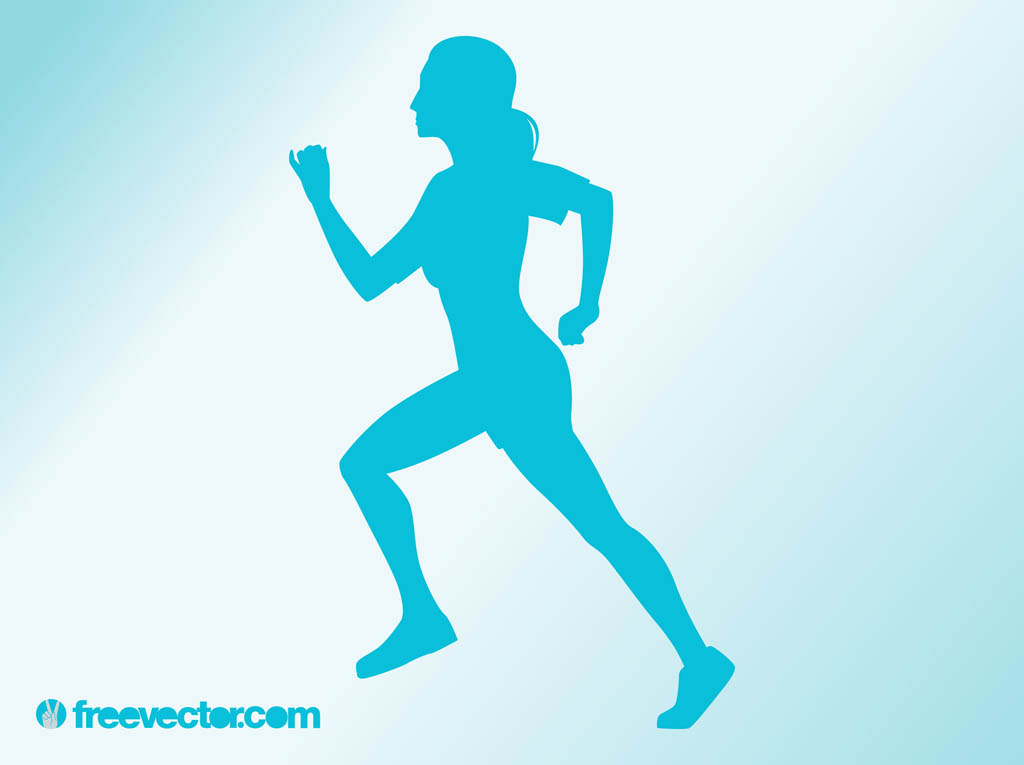1024x765 Running Woman Vector Free Vectors Ui Download