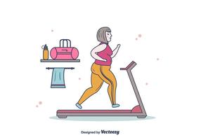 286x200 Woman Running Free Vector Art