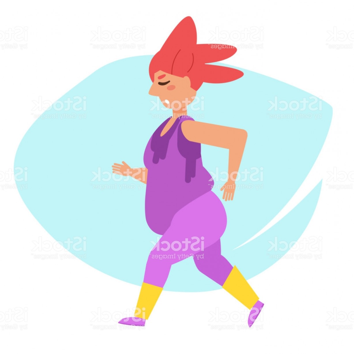 1228x1228 Woman Running Vector Art Catchsplace