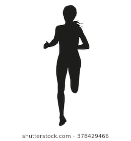 260x280 Female Running Silhouette