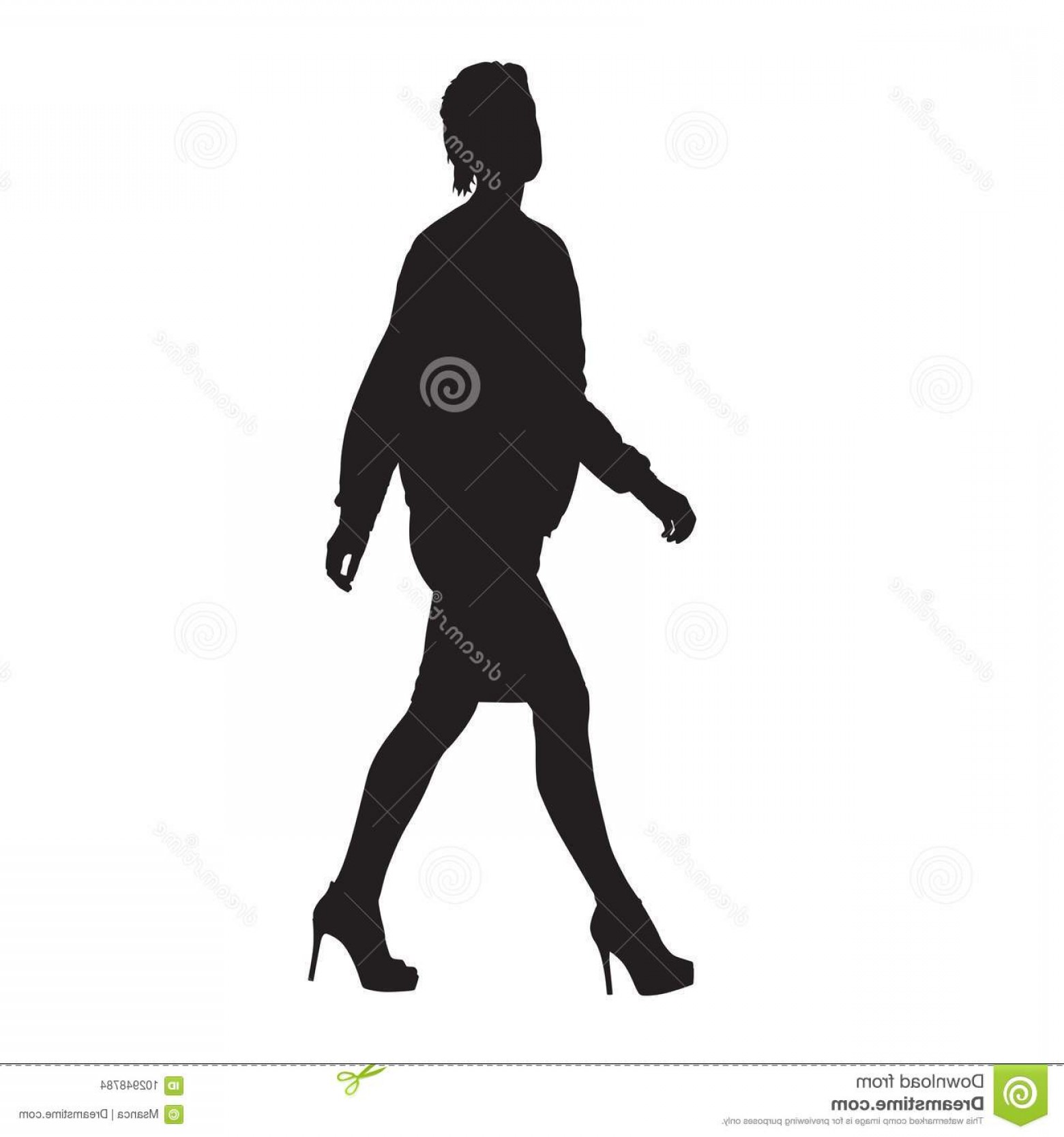 Business Woman Walking Side View Vector Silhouette Business Woman 1560x1668 Business Woman Walking Side View Vector Silhouette Business Woman