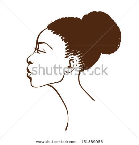 Vector Portrait Of Beautiful African American Woman In Line Art 450x470 Vector Portrait Of Beautiful African American Woman In Line Art