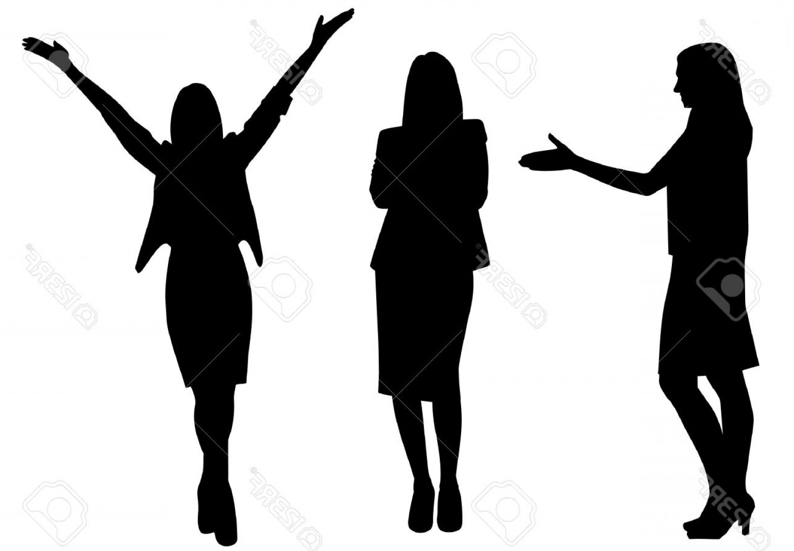 1560x1083 Photobusiness Woman Silhouette Vector Illustration Isolated Soidergi