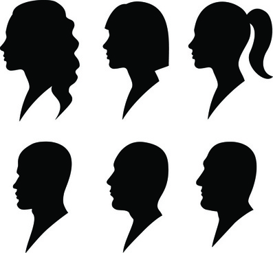 397x368 Woman Silhouette Free Vector Download