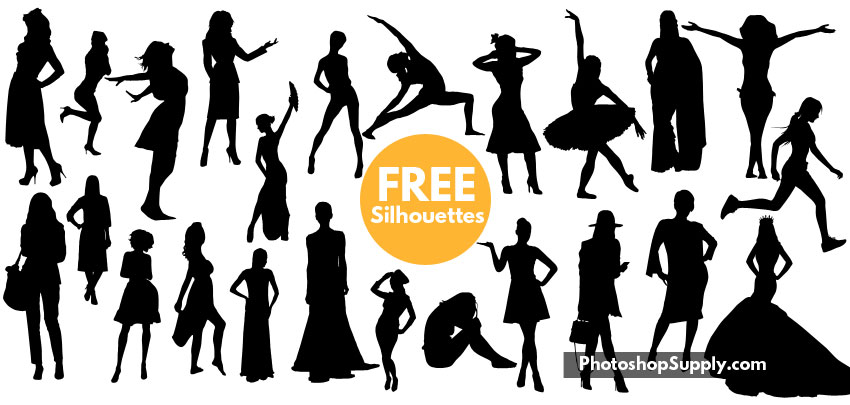 850x405 Free Woman Silhouette