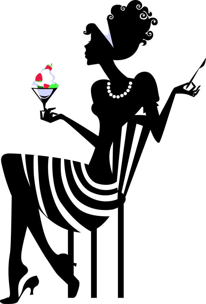 678x1000 Elegant Woman Silhouette Vector Free Vector Cdr Download