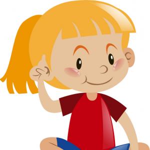 300x300 Stock Photography Girl Sitting Bench Vector Illustration Young