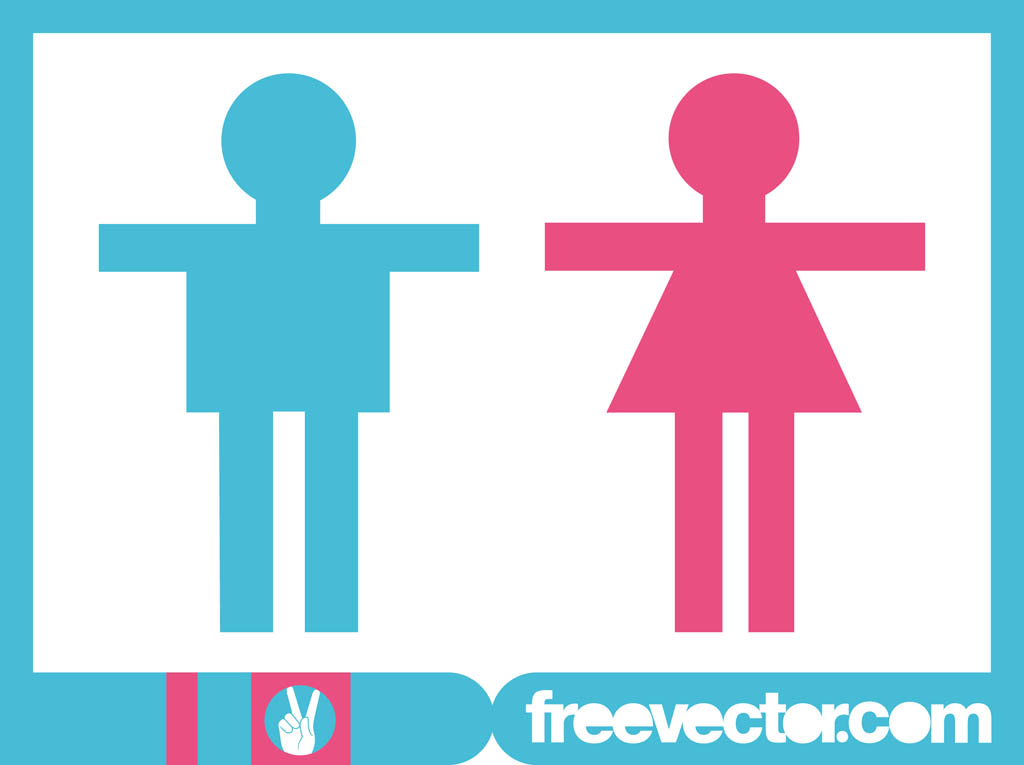 1024x765 Man And Woman Symbols Graphics Vector Art Graphics