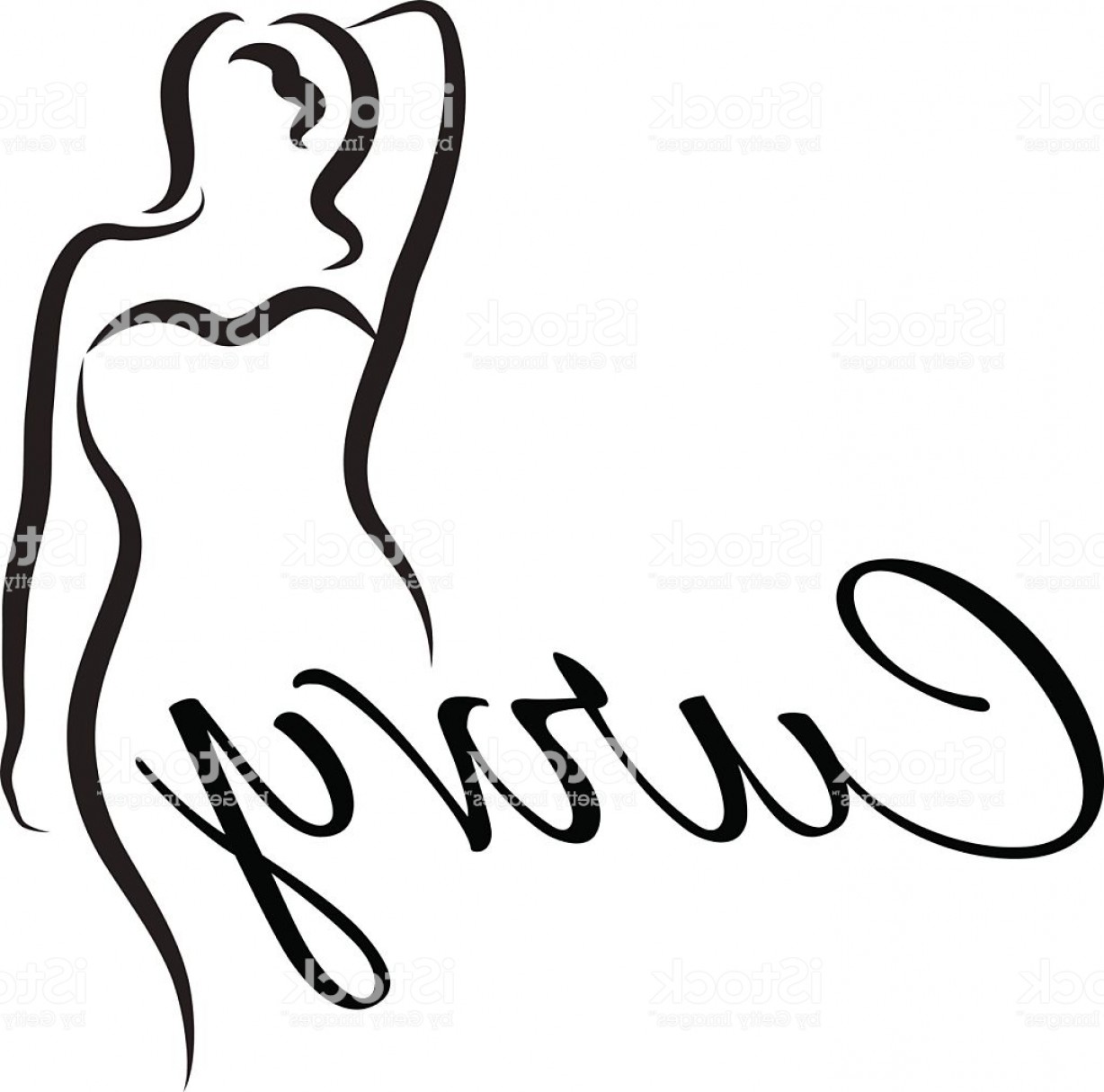 1228x1215 Plus Size Woman Curvy Woman Symbol Logo Vector Illustration Gm