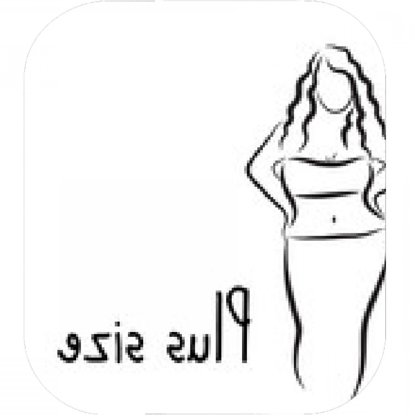 1440x1440 Plus Size Woman Vector Hoodamath