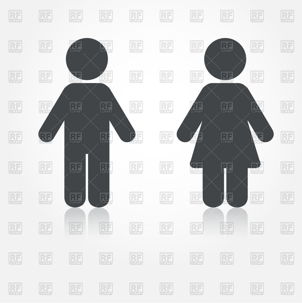 1199x1200 Pictograms Of Man And Woman Vector Image Of People Mcherevan