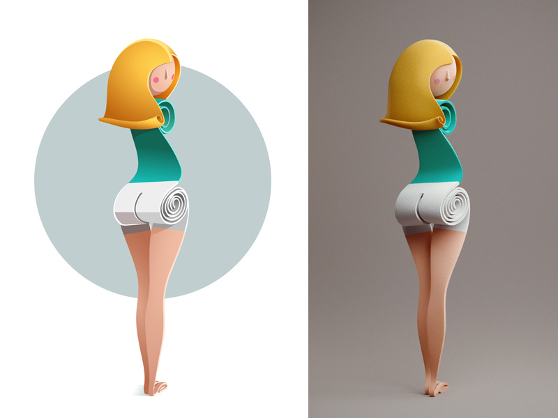 800x600 Quilled Woman