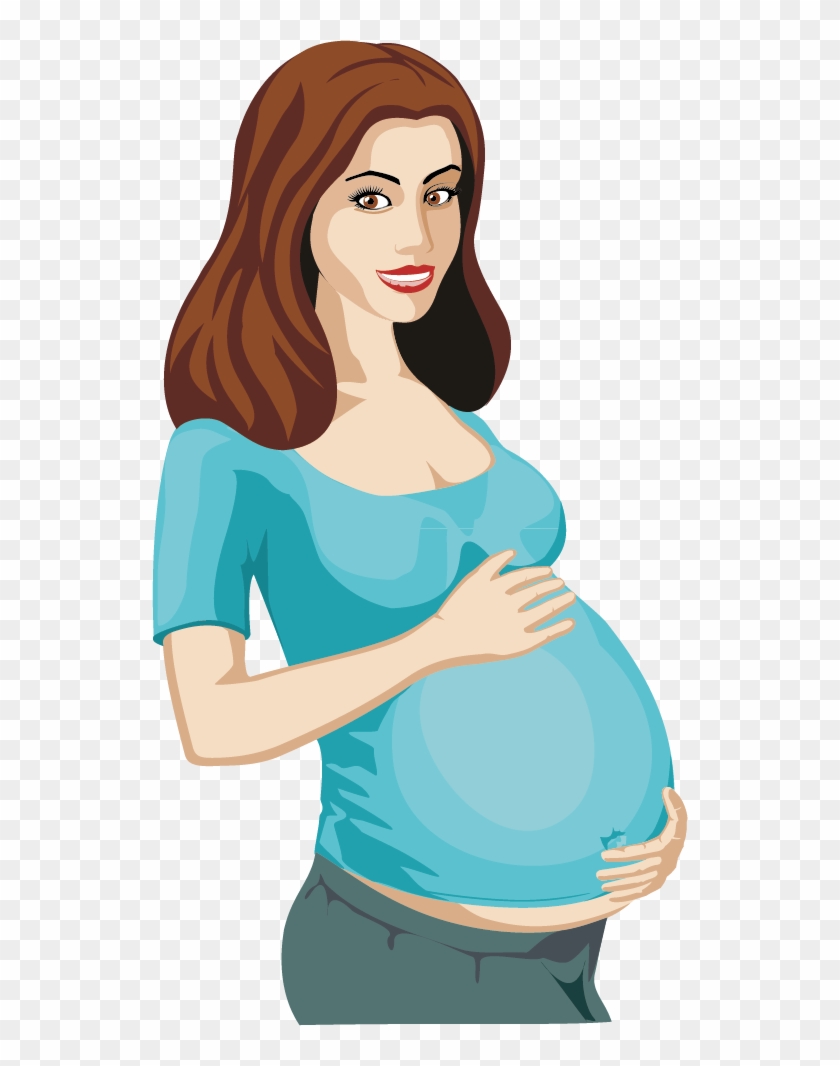 840x1066 Pregnancy Woman Clip Art