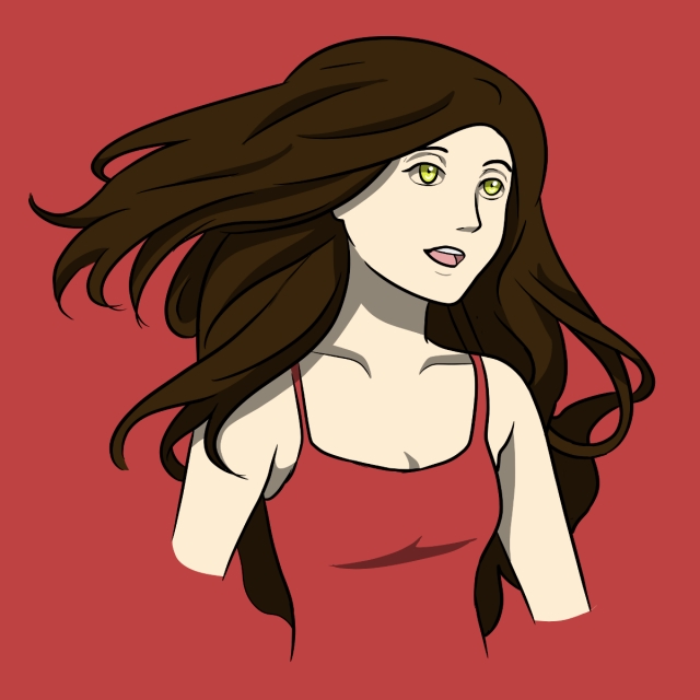 640x640 Beautiful Girl Free Vector, Girl, Illustration, Woman Png