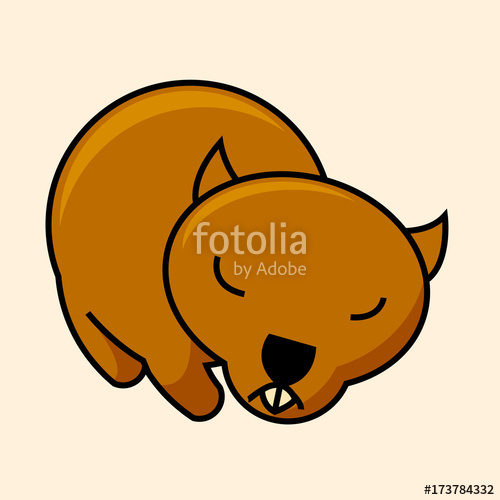 500x500 Icon Of Wombat, Vector Stock Image And Royalty Free Vector