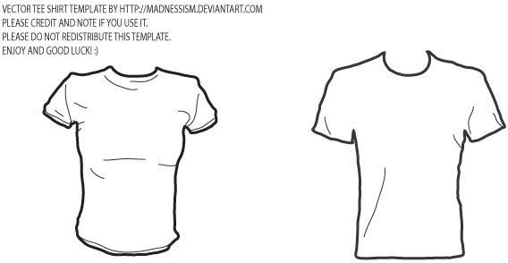 568x294 T Shirt Template Of Men And Women Free Vectors Ui Download