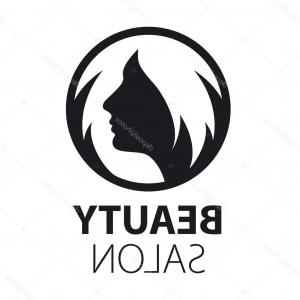 300x300 Women Long Hair Style Icon Logo Women Face Vector Catchsplace