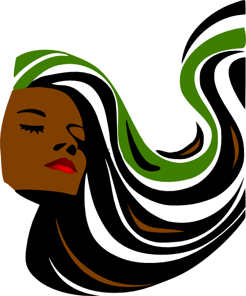 498x599 Free Collection Of Salon Clipart Women's Hair Download