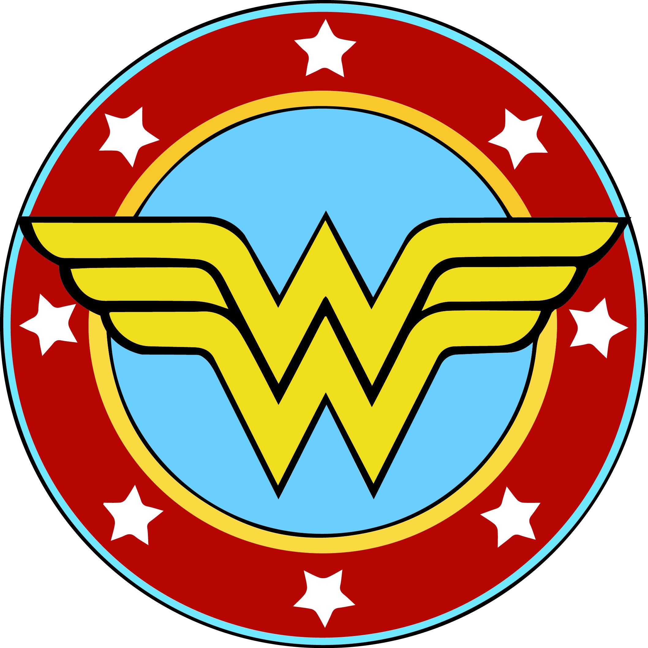 Wonder Woman Symbol Clipart Logo De La Mujer Maravilla Para Imprimir