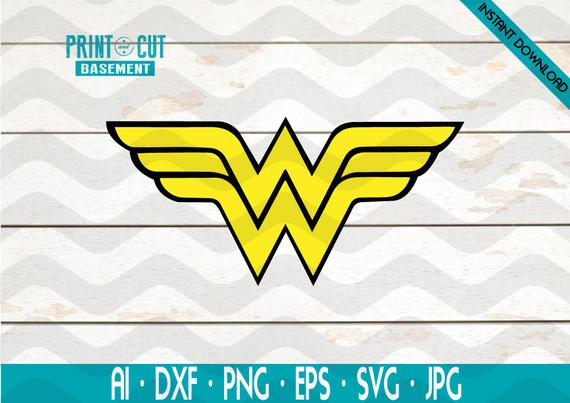 Dc Wonder Woman Logo Dxf Png Vector Cricut Design Etsy 570x403 Dc Wonder Woman Logo Dxf Png Vector Cricut Design Etsy