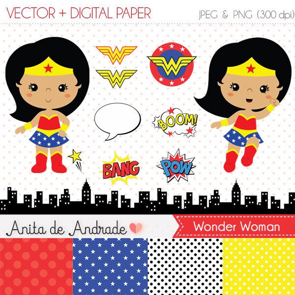 Wonder Woman Vector Art