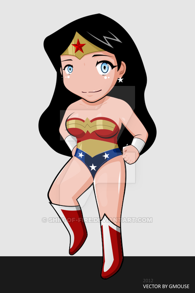 400x600 Wonder Woman Vector