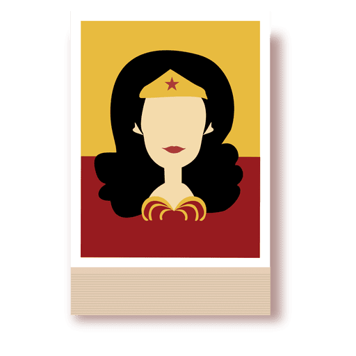 512x512 Wonder Woman Cartoon Character