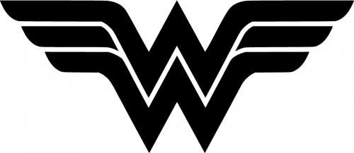 500x217 Wonder Woman Logo Silhouette