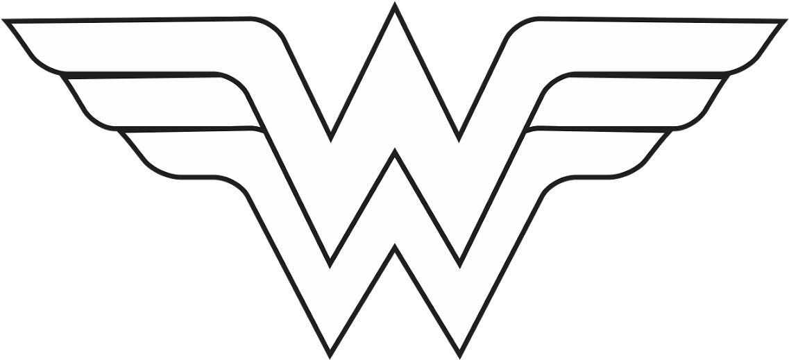 1137x519 Hd Wonder Woman Vector Logo