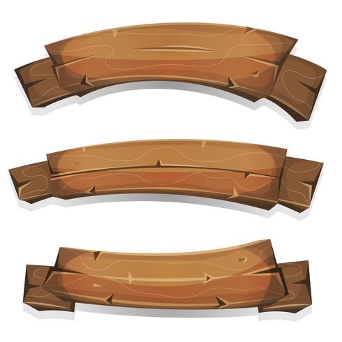 Comic Wood Banners And Ribbons 490x490 Comic Wood Banners And Ribbons