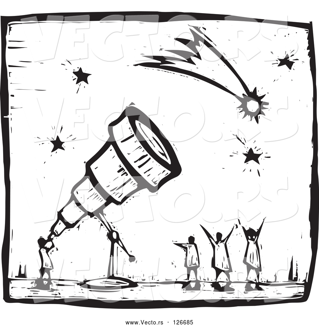 Vector Of Black And White Wood Carving Styled Astronomer Using 1024x1044 Vector Of Black And White Wood Carving Styled Astronomer Using