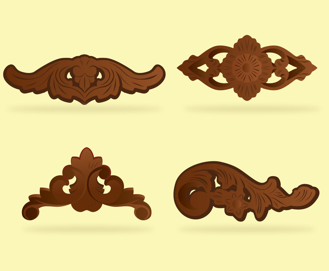 Indonesian Woodcarving Vector Pack Vector Art Graphics 1136x936 Indonesian Woodcarving Vector Pack Vector Art Graphics
