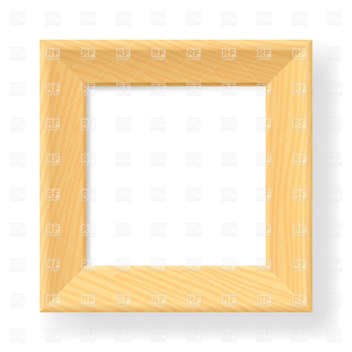 Realistic Wooden Frame Vector Image Of Objects Dvarg 1200x1200 Realistic Wooden Frame Vector Image Of Objects Dvarg