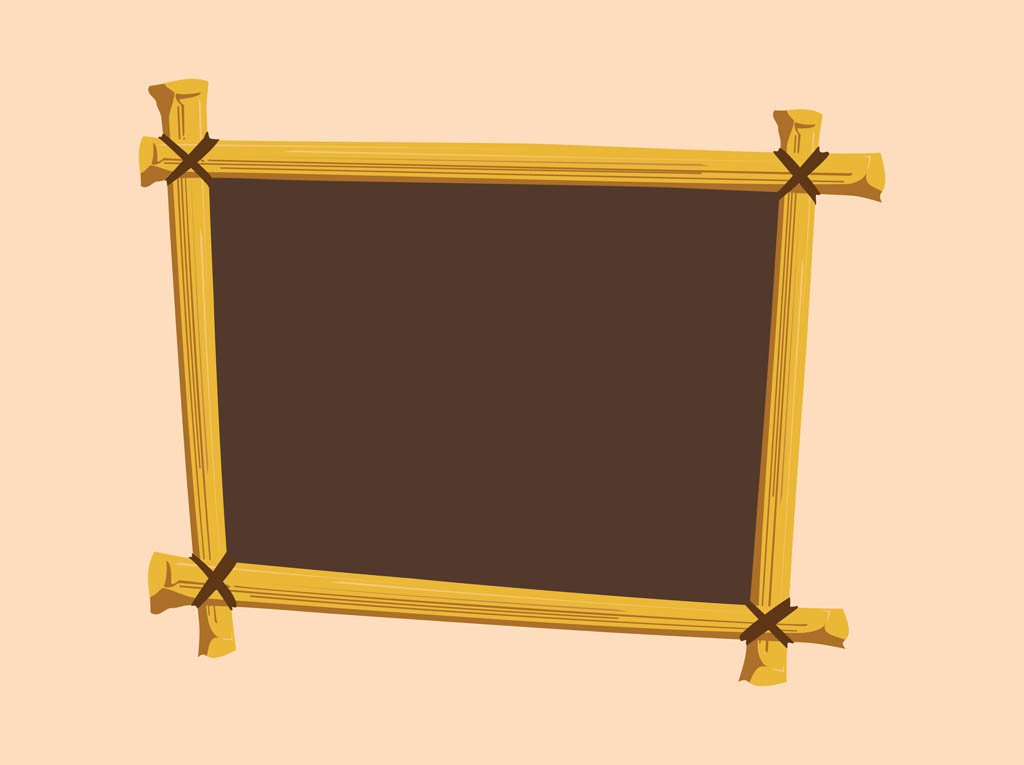 Wooden Frame Vector Art Graphics 1024x765 Wooden Frame Vector Art Graphics
