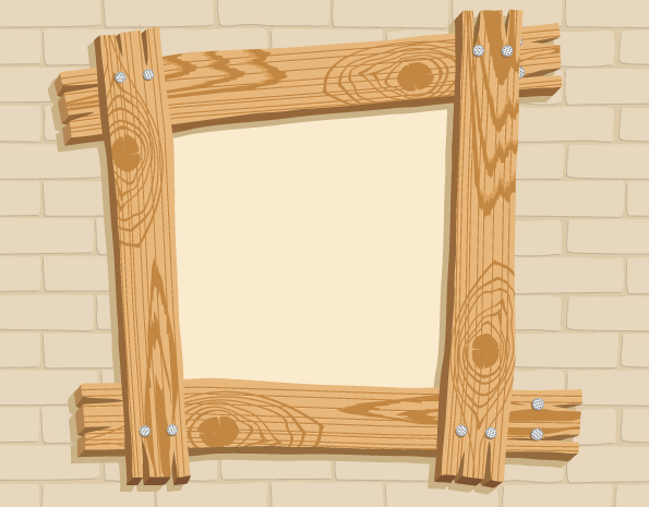 Wooden Frame 595x465 Wooden Frame