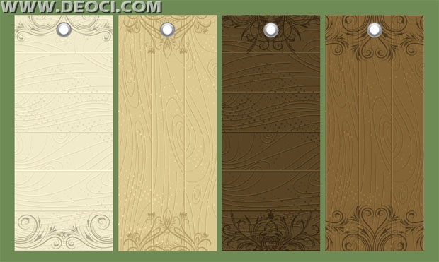 620x371 Wood Grain Texture Tag Labels Pattern Background Design Template